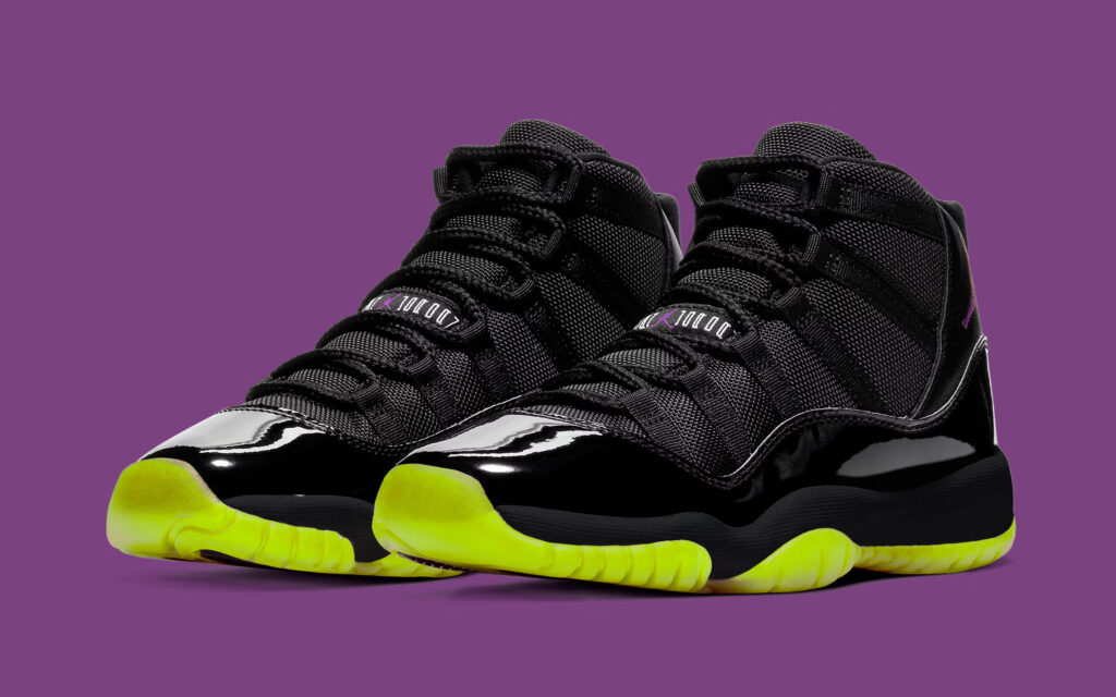 Air Jordan 11 GS "Black/Barely Volt" IB1378-001