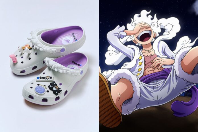 Atmos x One Piece x Crocs Classic Clog Luffy Gear 5 Atmos x One Piece x Crocs Classic Clog "Luffy Gear 5" Release Date
