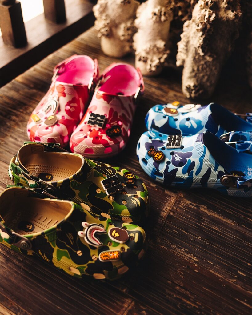 BAPE︎ x Crocs "ABC Camo" Classic Clog Collection Release Date