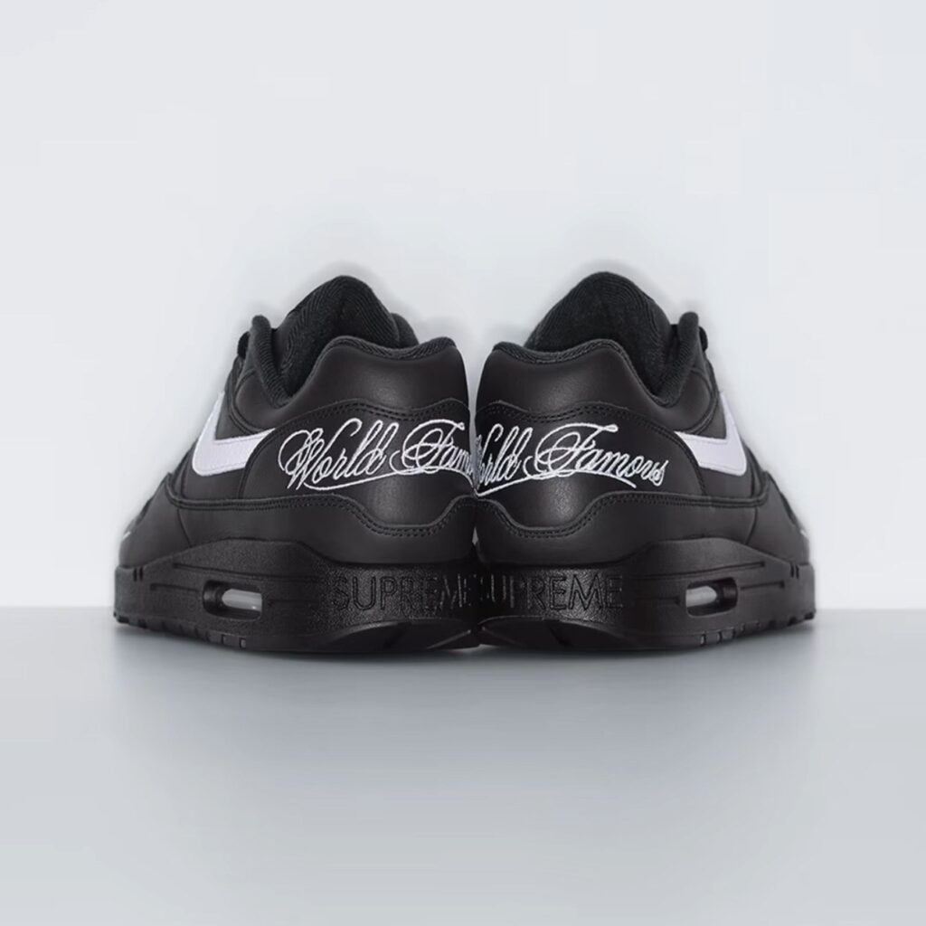 Supreme x Nike Air Max 1 "Black" Release Date
