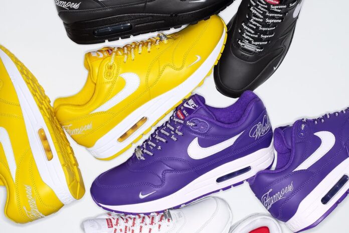 Supreme x Nike Air Max 1 Collection Supreme x Nike Air Max 1 Collection