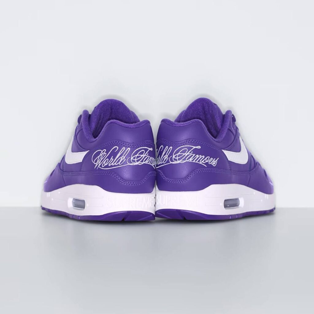 Supreme x Nike Air Max 1 "Varsity Purple" Release Date