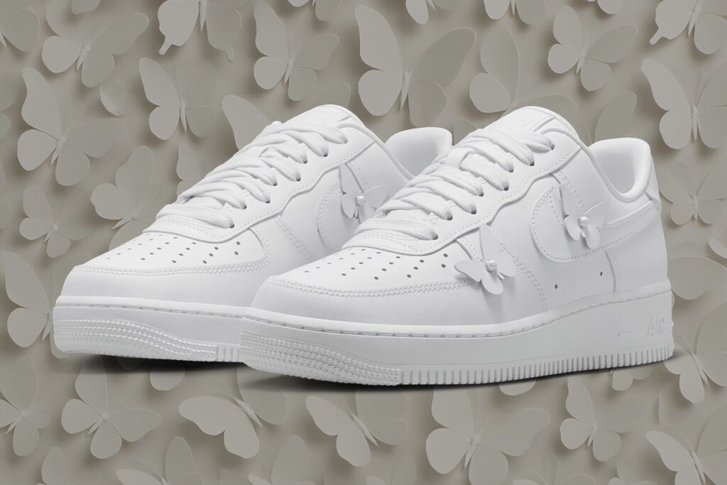 WMNS Nike Air Force 1 Low "White Butterflies" Release Date
